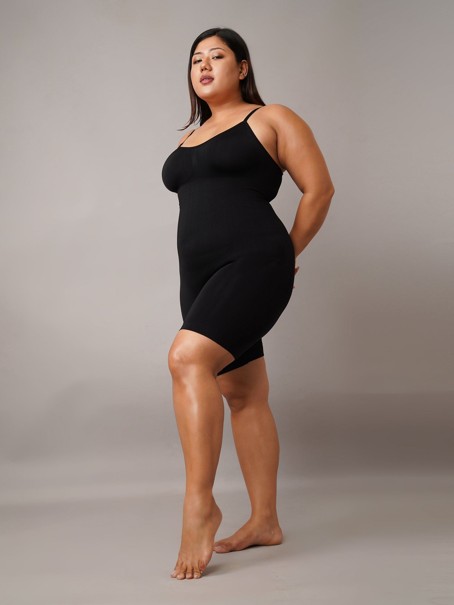 Body Shaper with Mid-Thigh Compression