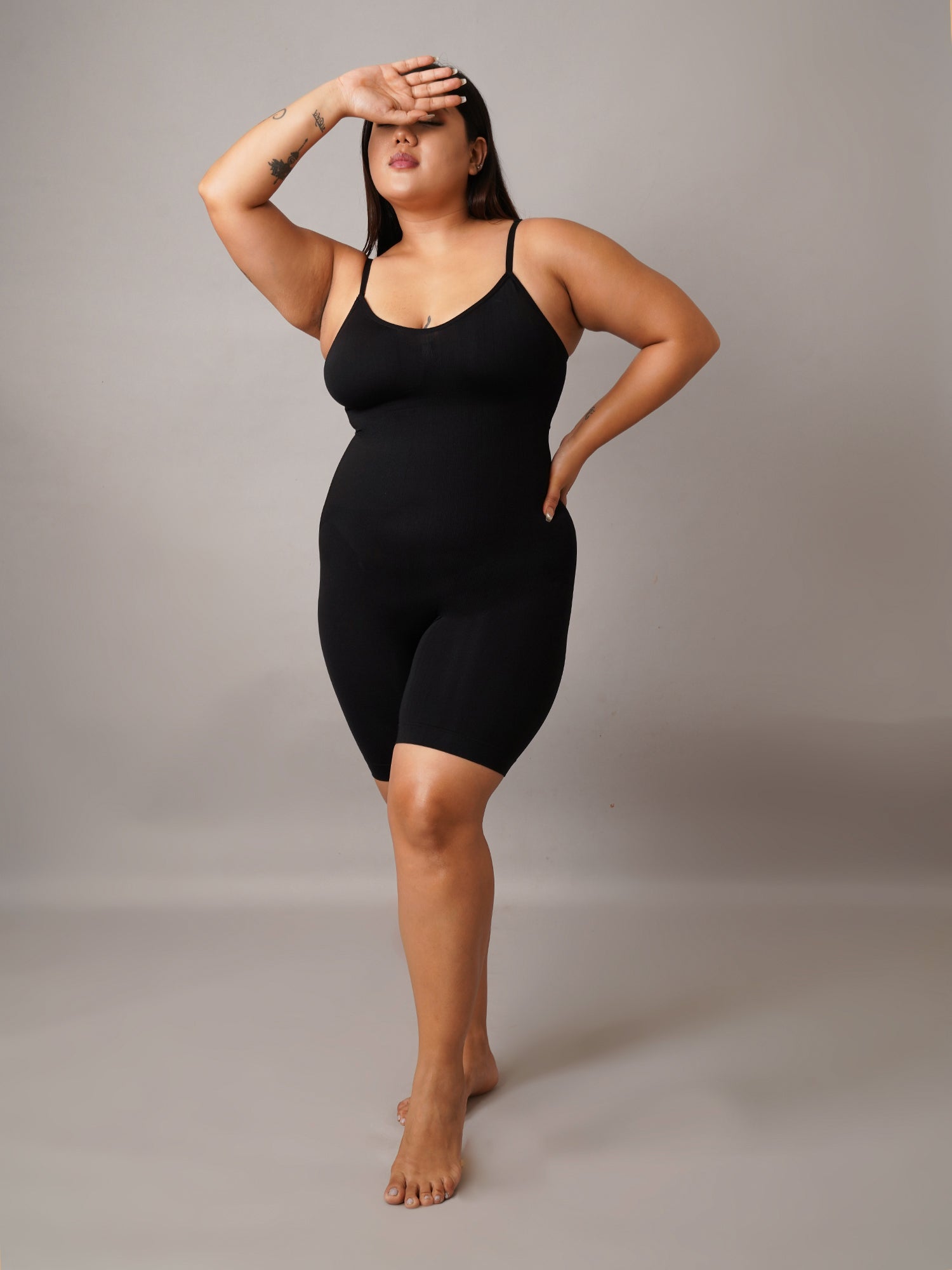 Body Shaper with Mid-Thigh Compression