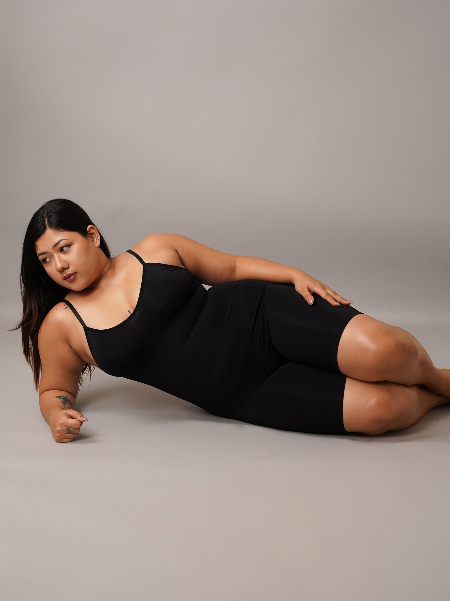 Body Shaper with Mid-Thigh Compression