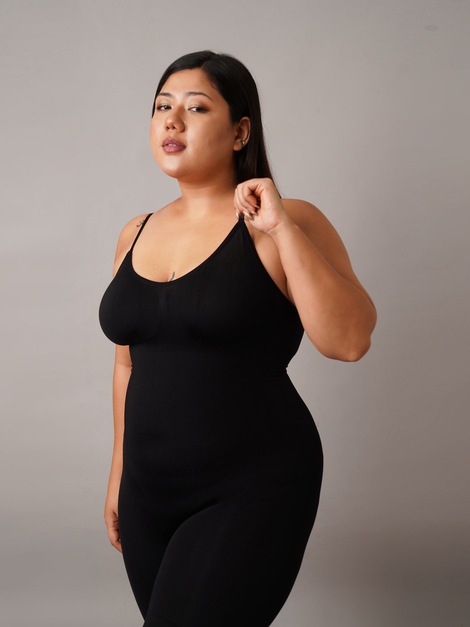 Body Shaper with Mid-Thigh Compression