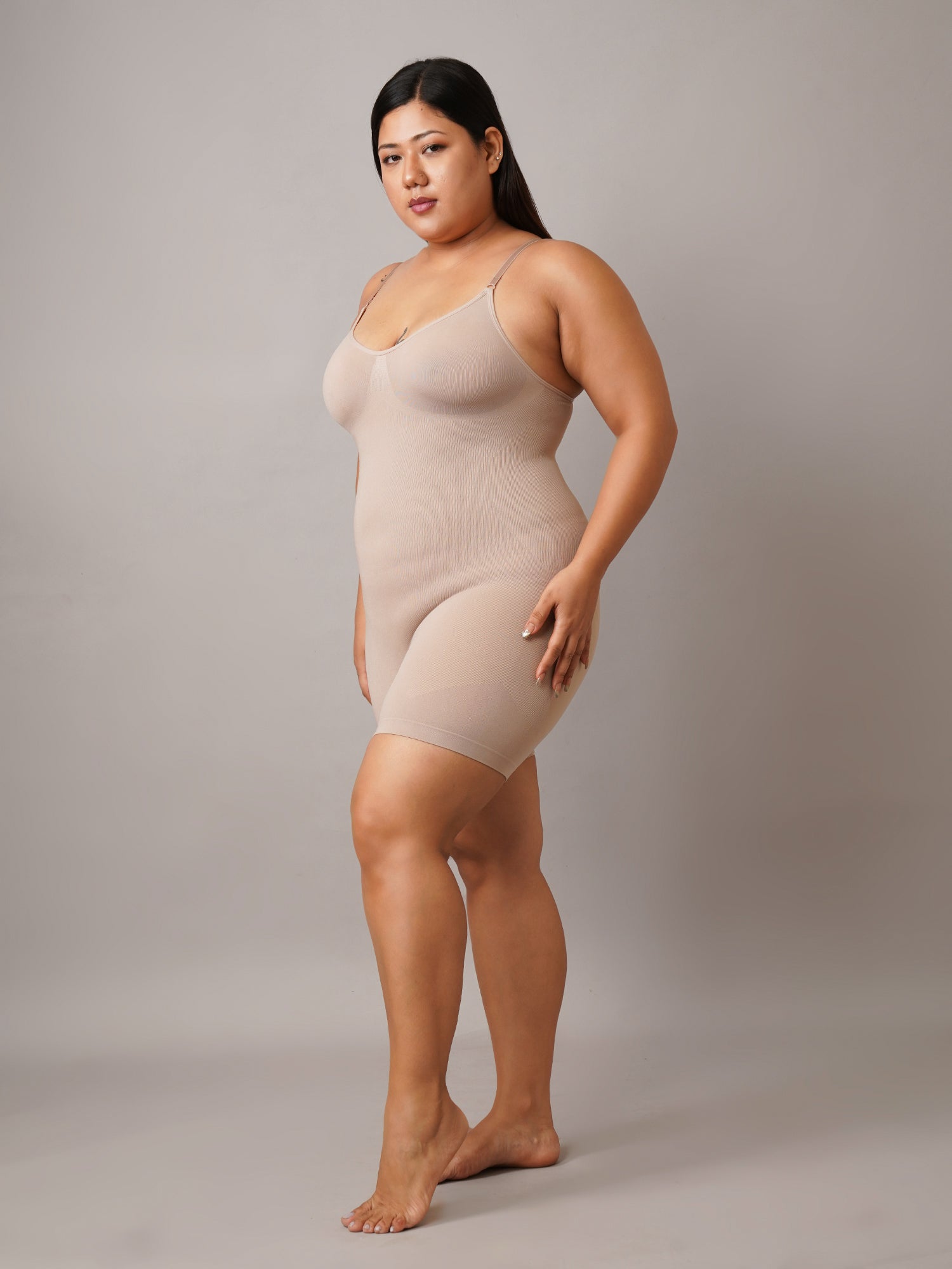 Body Shaper with Mid-Thigh Compression