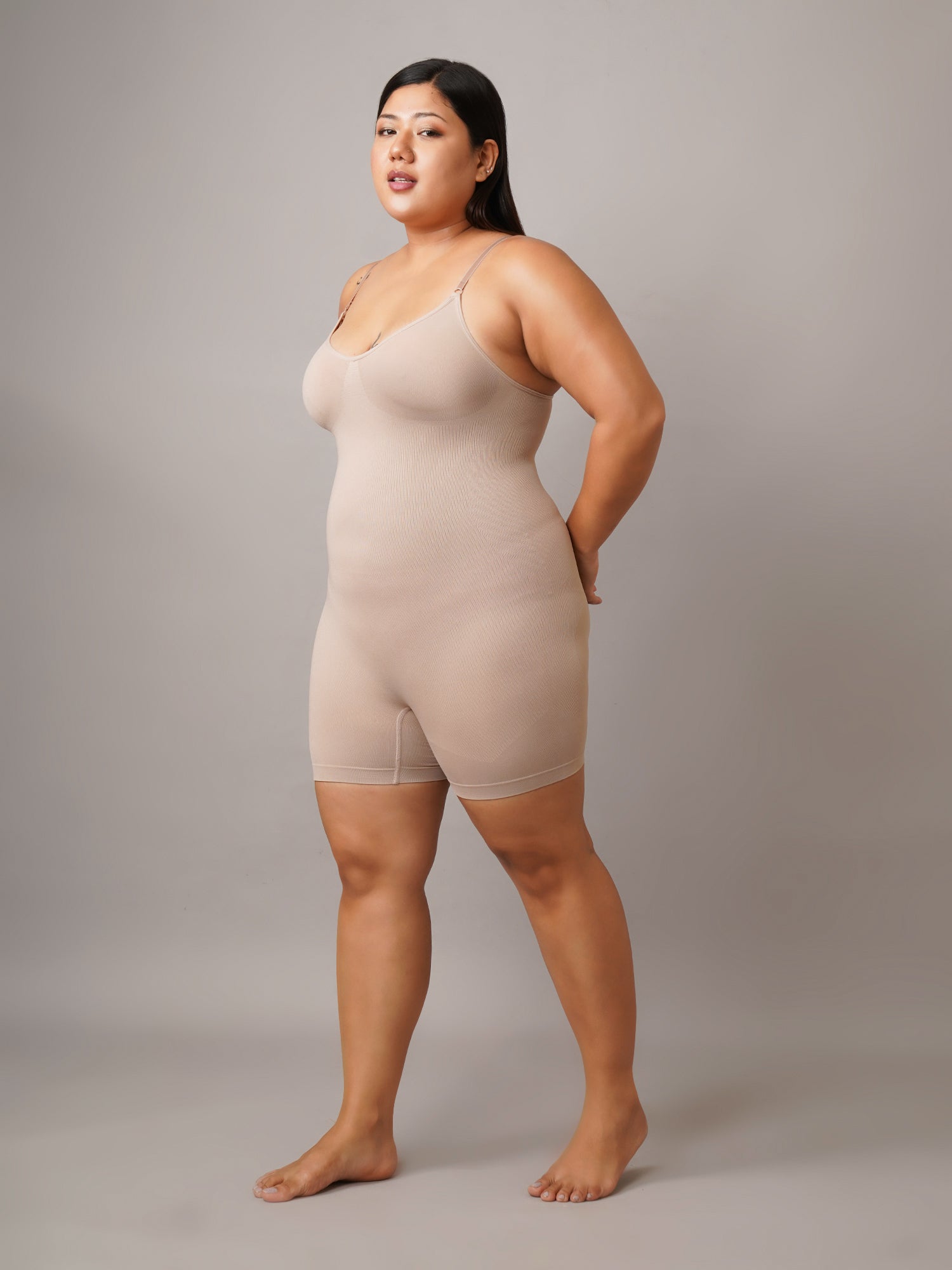 Body Shaper with Mid-Thigh Compression