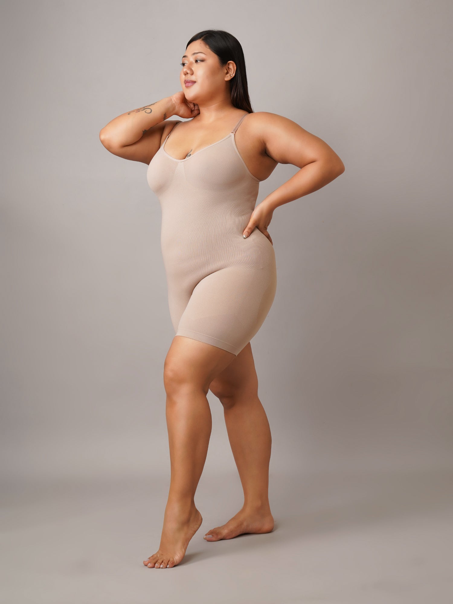 Body Shaper with Mid-Thigh Compression