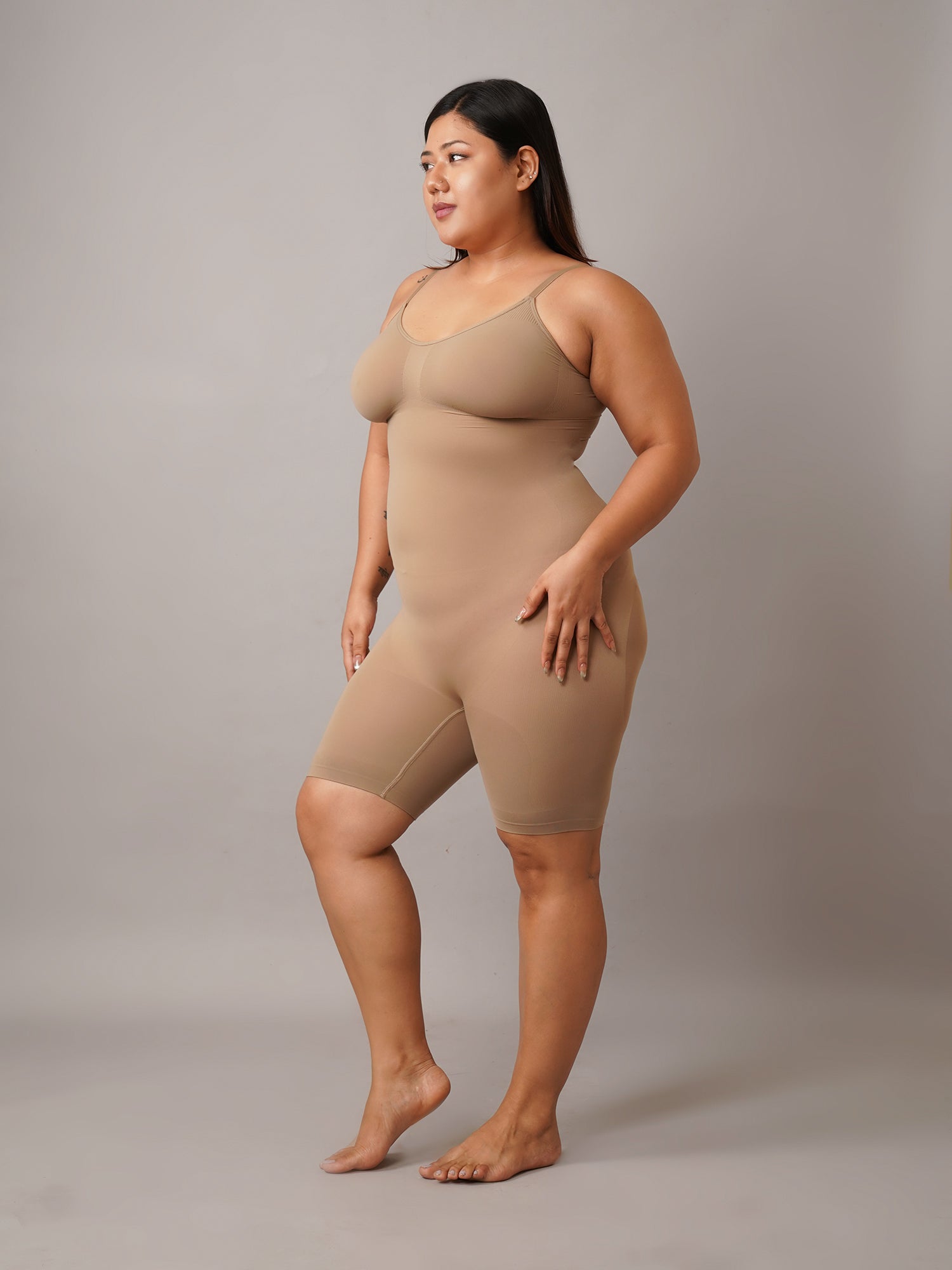 Body Shaper with Mid-Thigh Compression