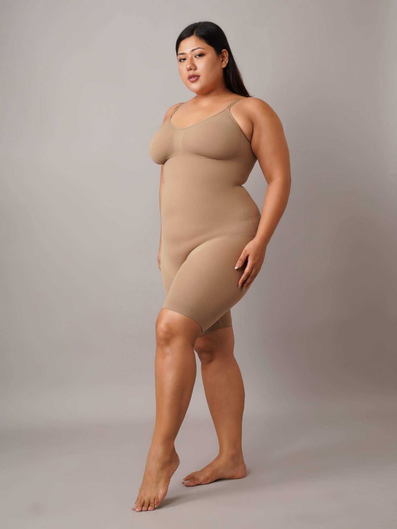 Body Shaper with Mid-Thigh Compression