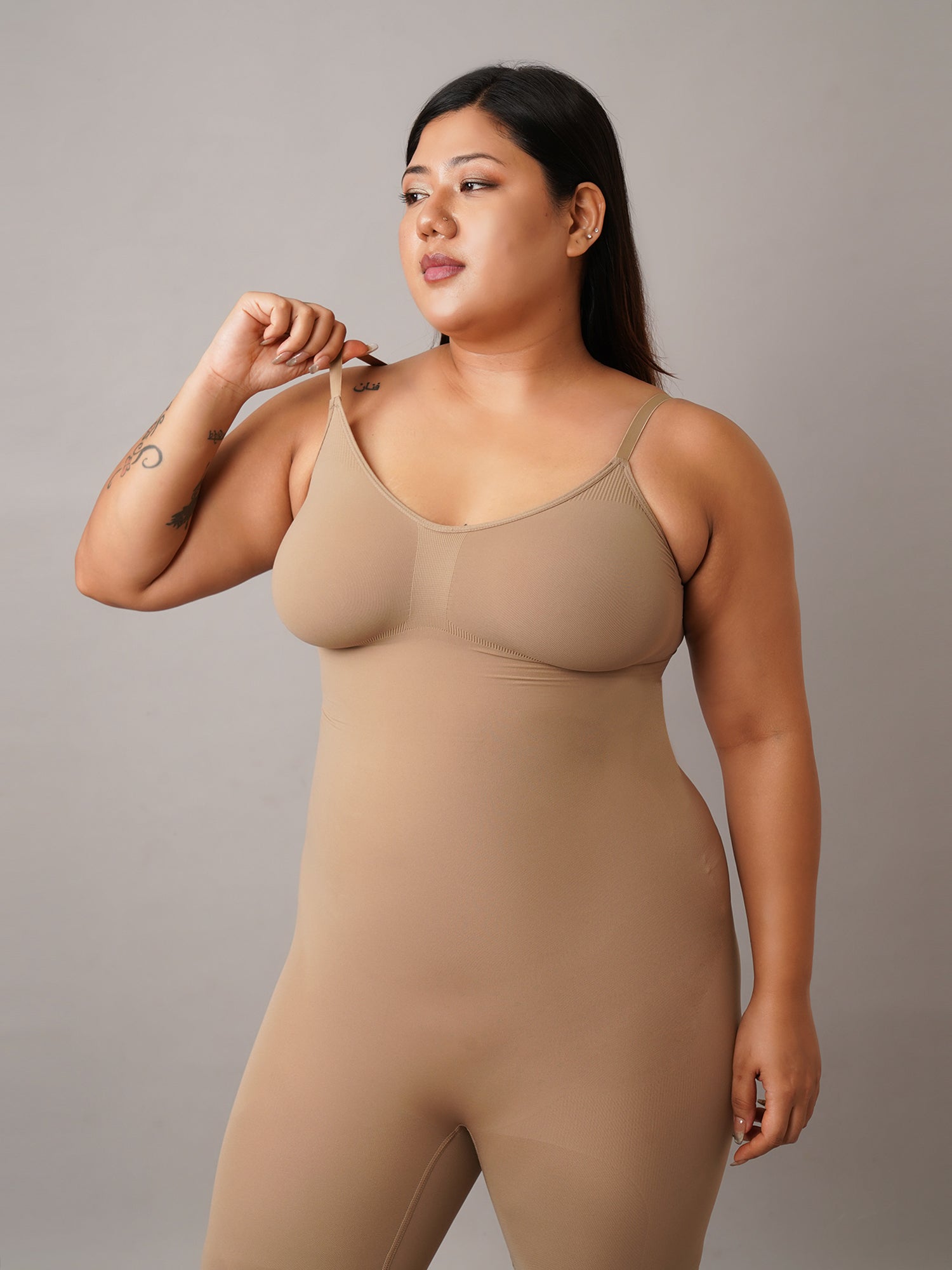 Body Shaper with Mid-Thigh Compression