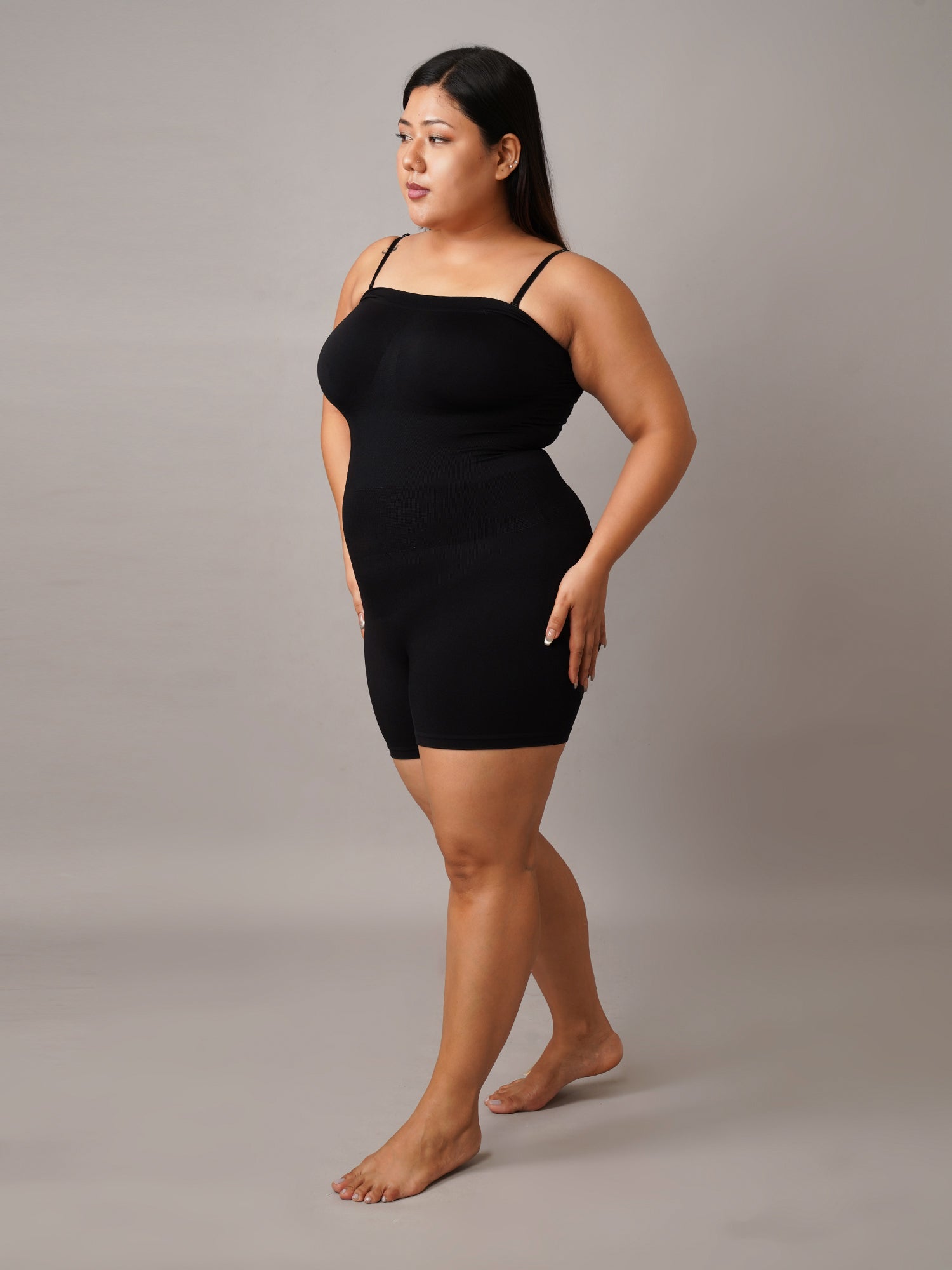 Strapless Smooth Band Mid-Thigh Bodyshaper
