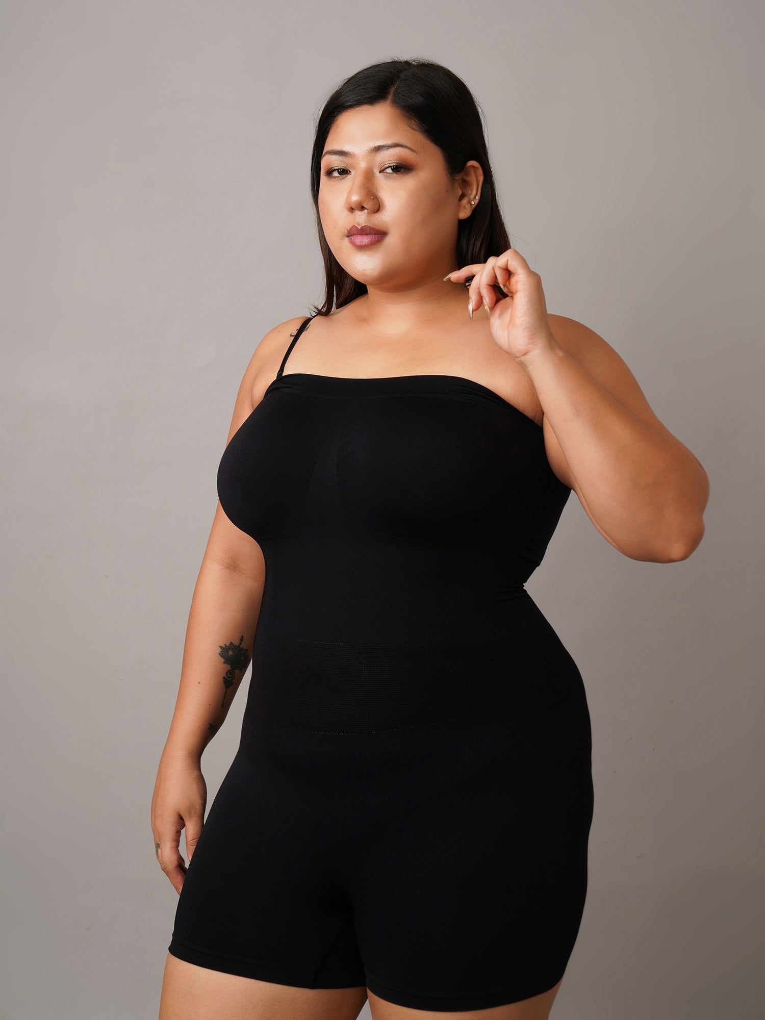 Strapless Smooth Band Mid-Thigh Bodyshaper