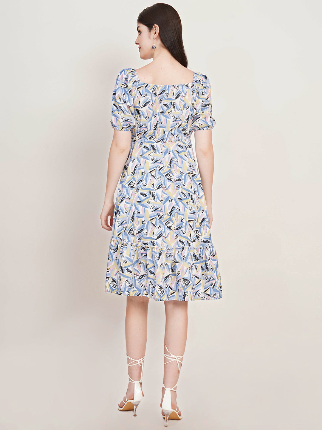Women Floral Printed Fit & Flare Dress