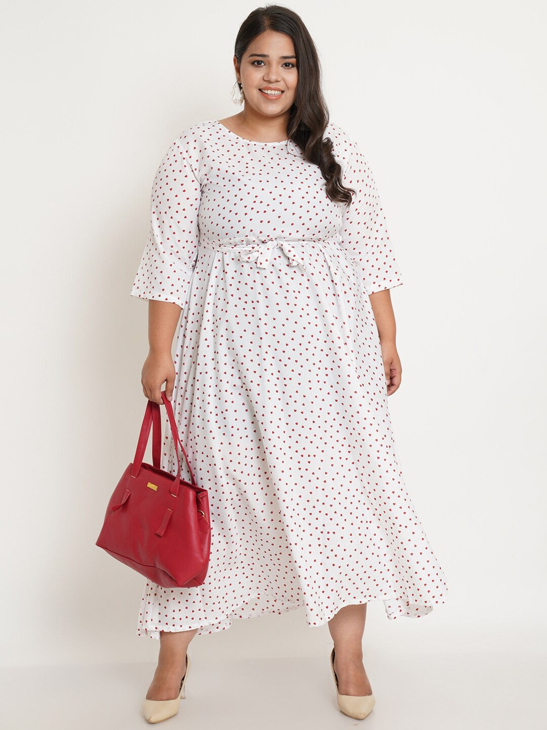 Women Plus Size Floral Maxi Dress