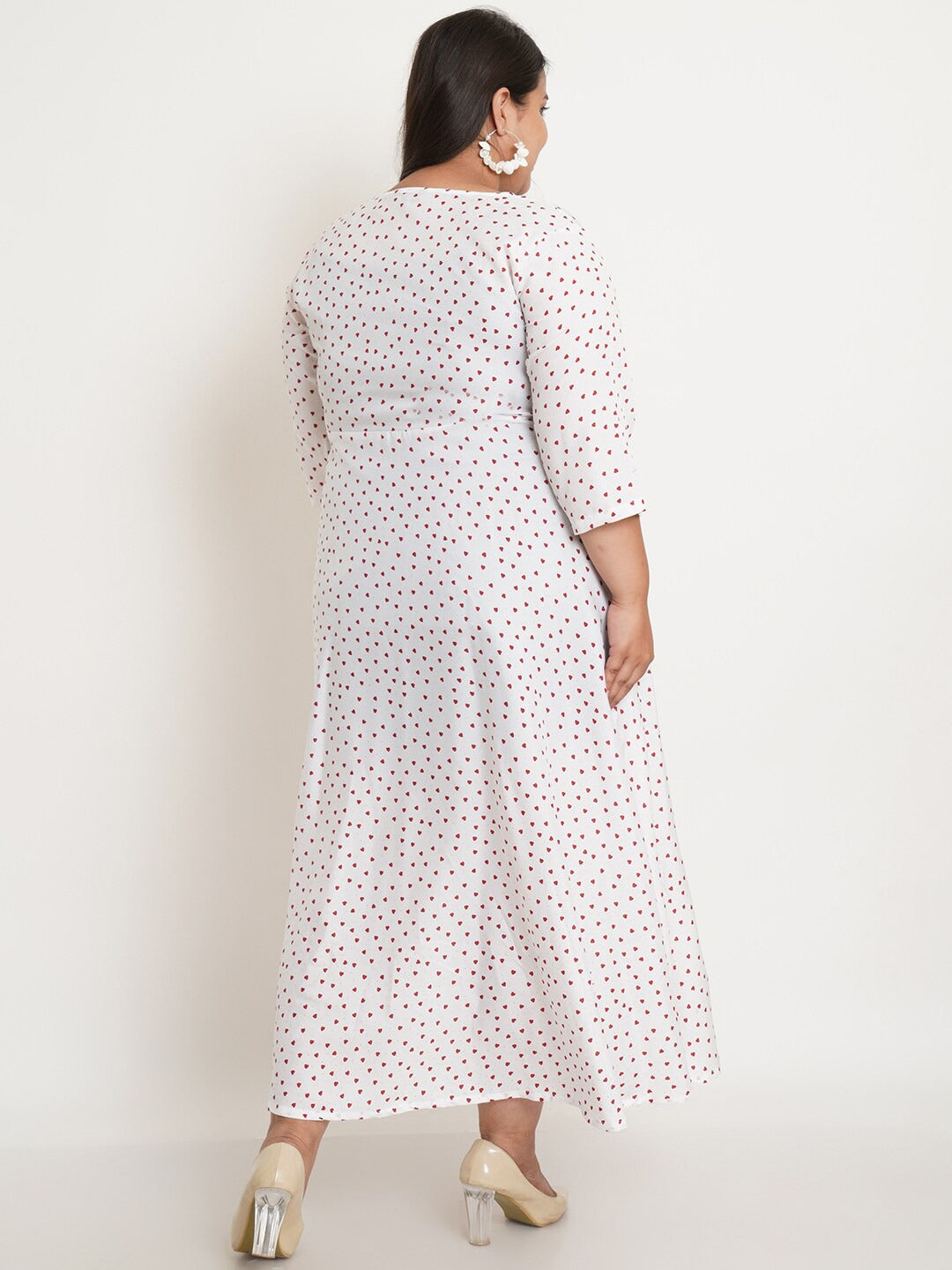 Women Plus Size Floral Maxi Dress