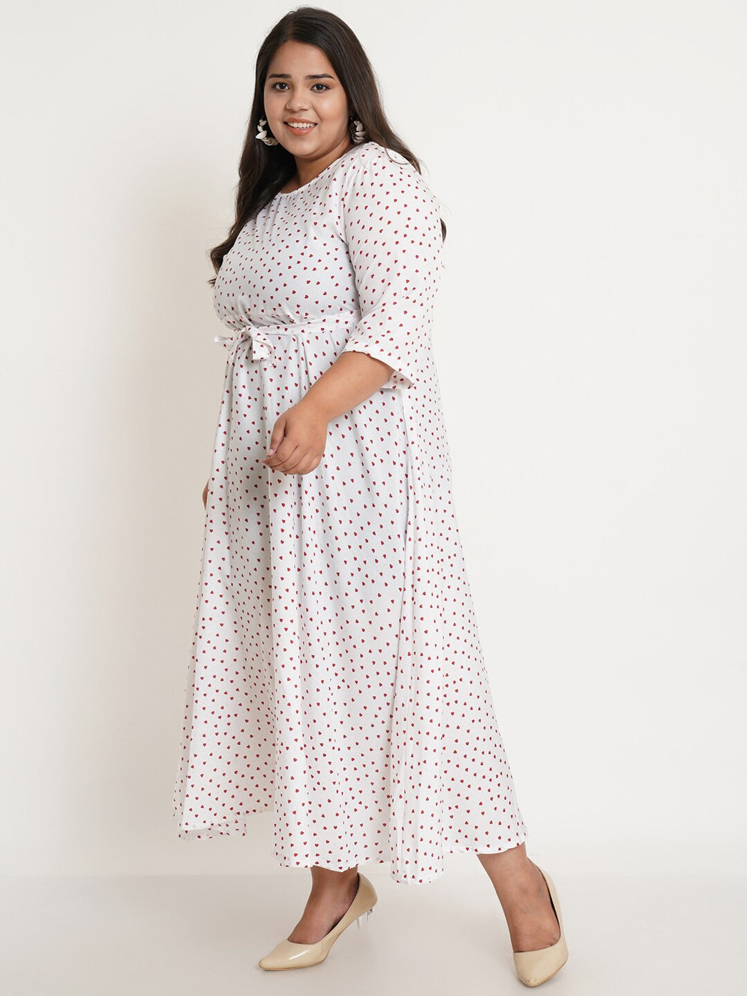 Women Plus Size Floral Maxi Dress