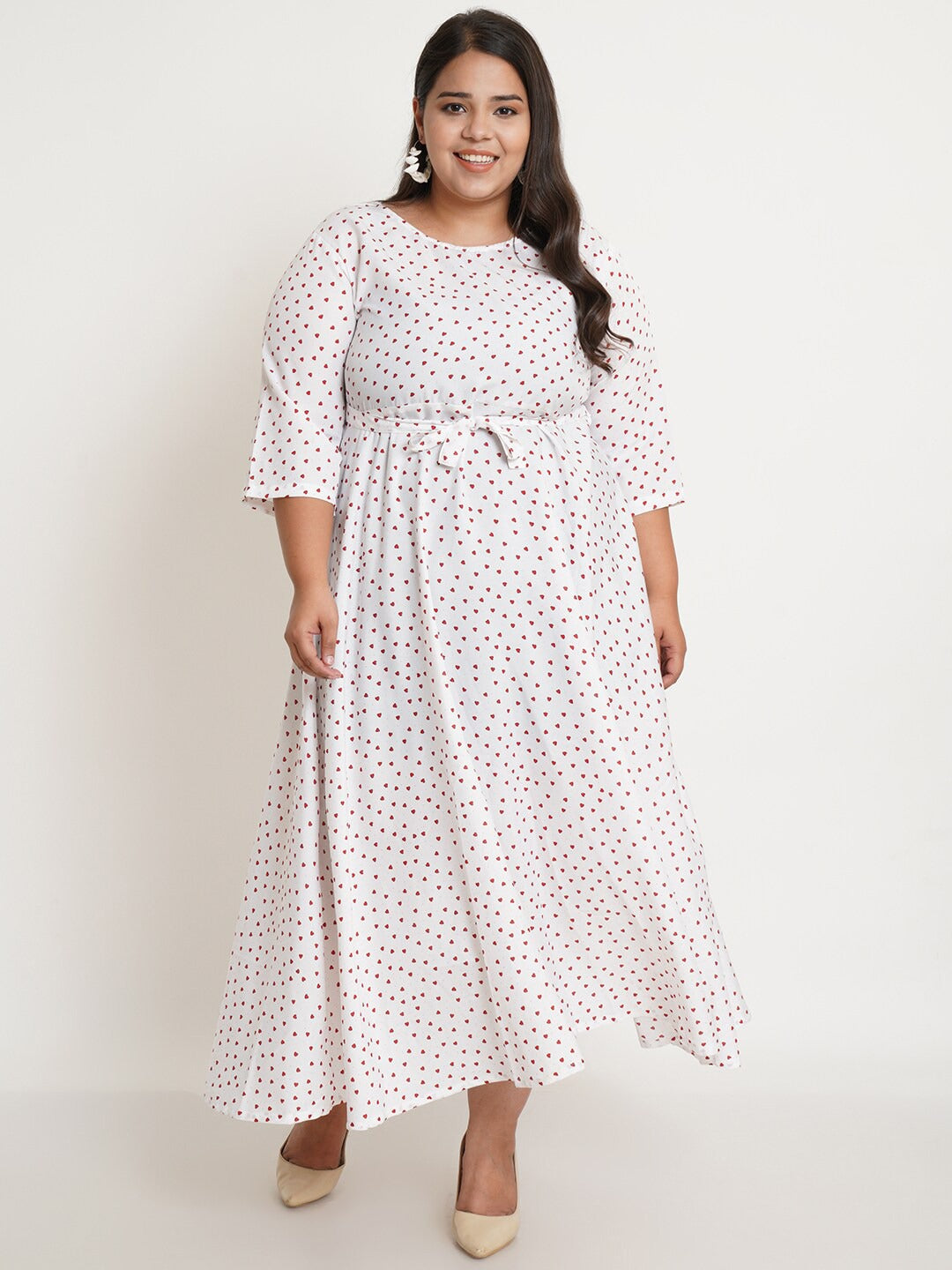 Women Plus Size Floral Maxi Dress