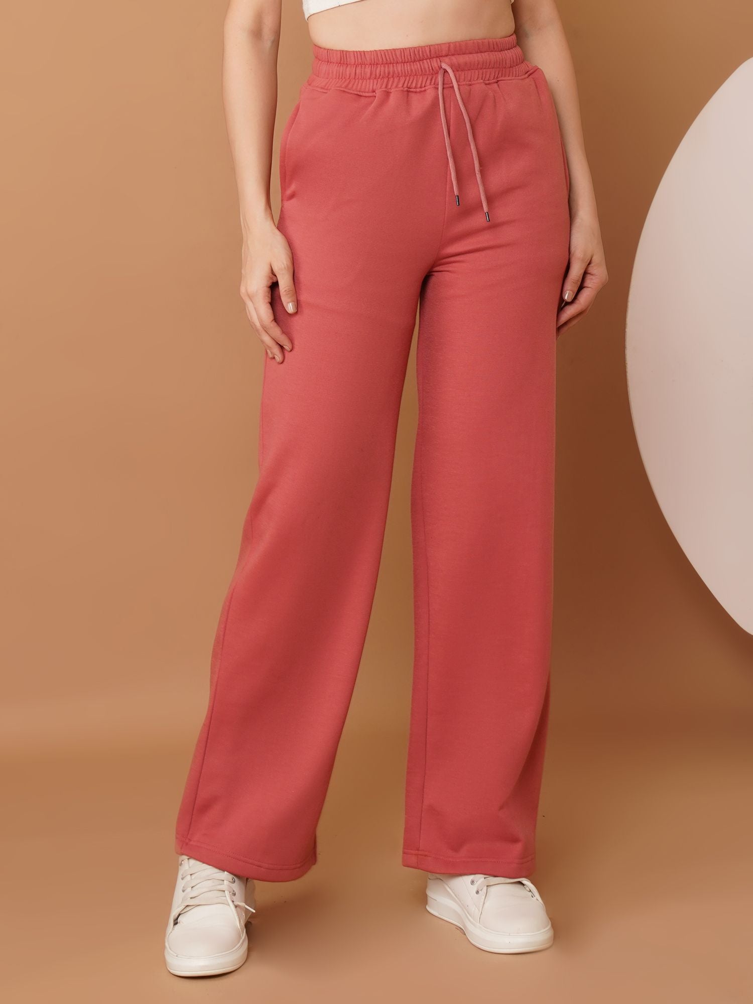 U&F Women’s Pink (Hoodie & Trousers) – Soft Touch, Breathable Cotton Tracksuit