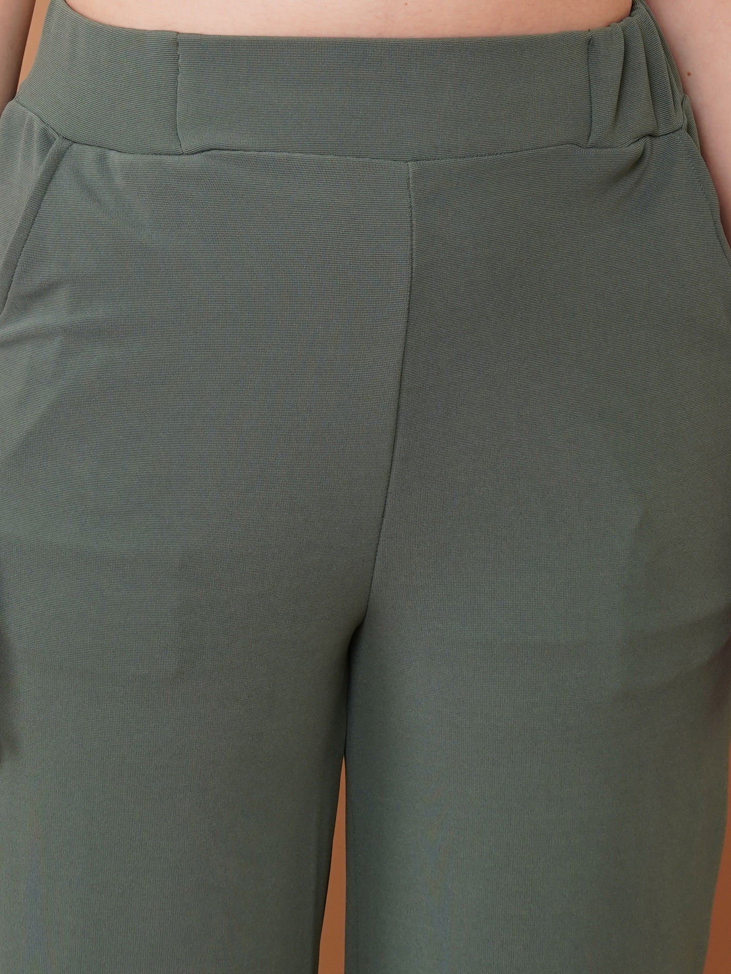 U&F Women Original Straight Fit High-Rise Parallel Trousers