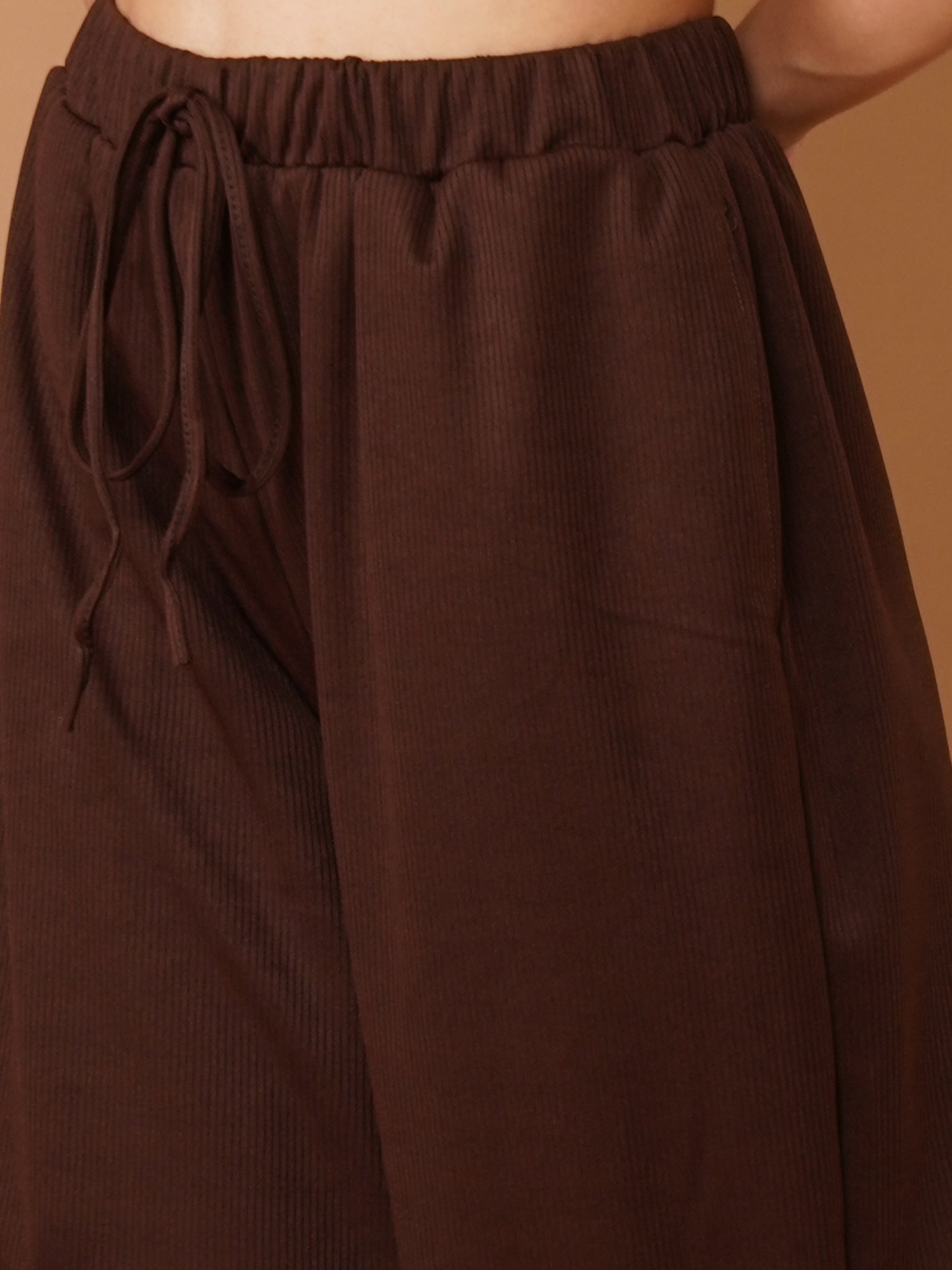 U&F Women Original High-Rise Regular Fit Parallel Trousers