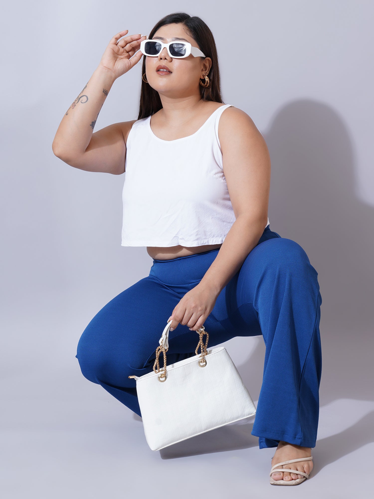 Women Plus Size Original Slim Fit Trousers