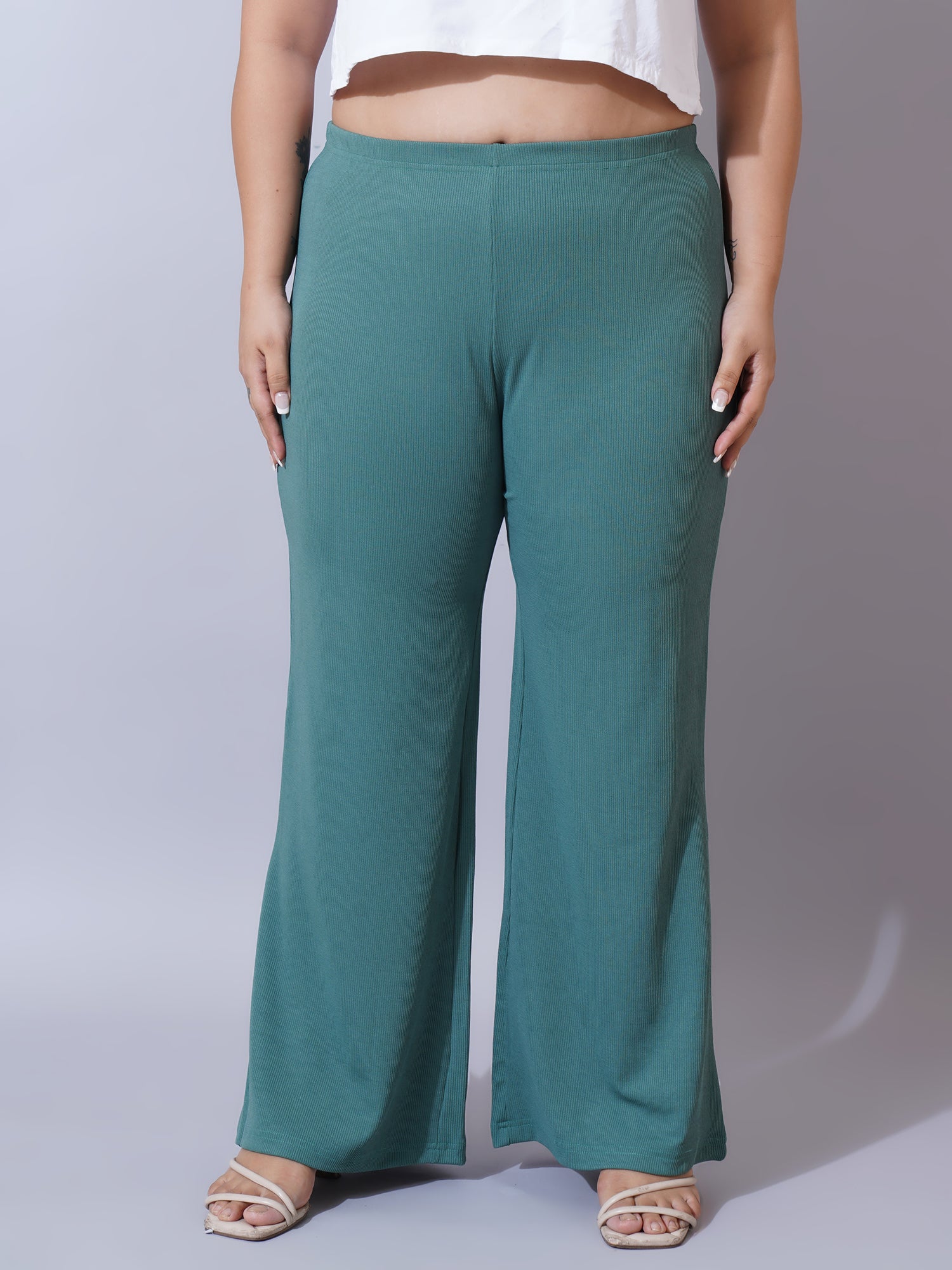 Women Plus Size Original Slim Fit Trousers