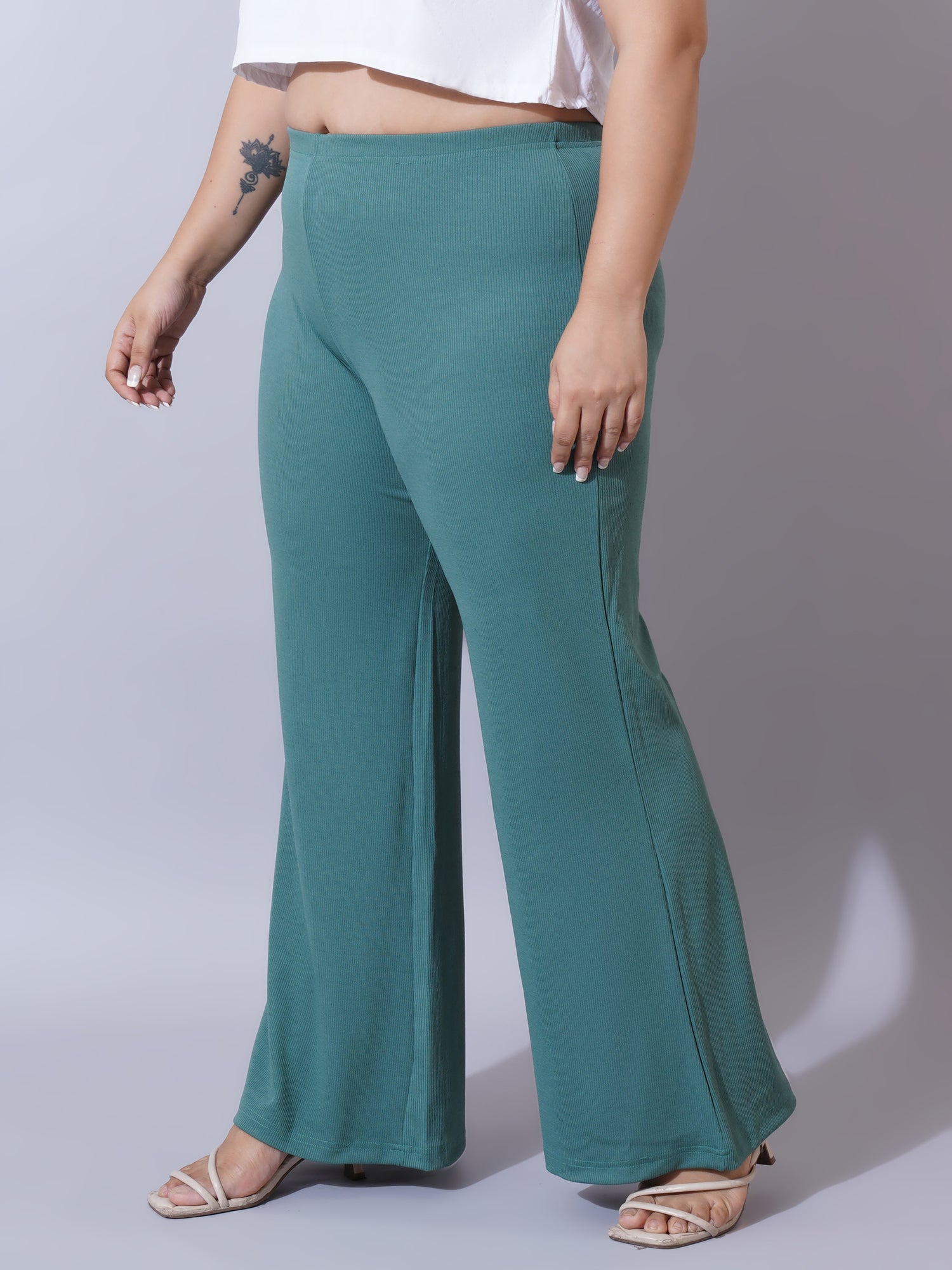 Women Plus Size Original Slim Fit Trousers