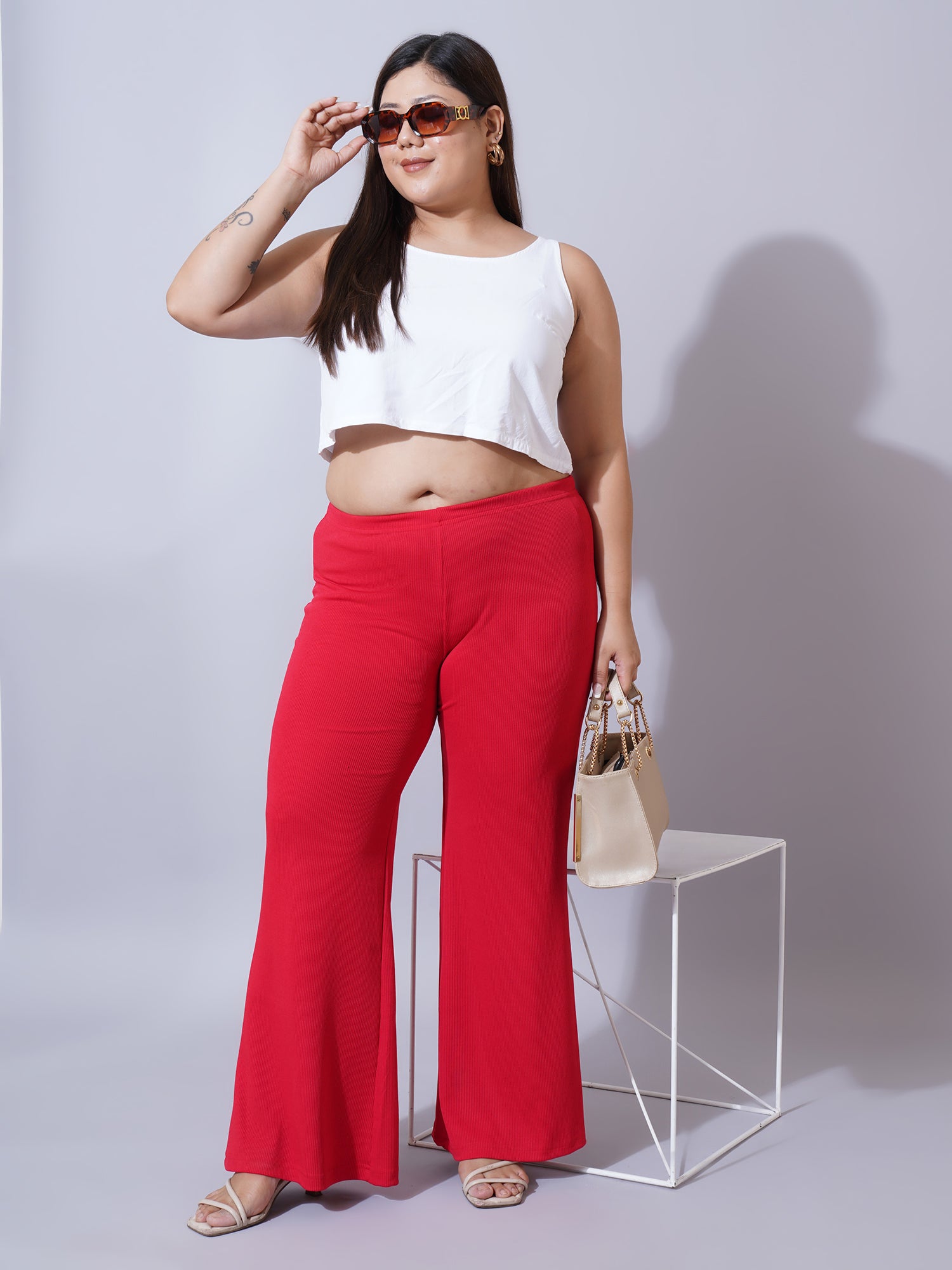 Women Plus Size Original Slim Fit Trouser