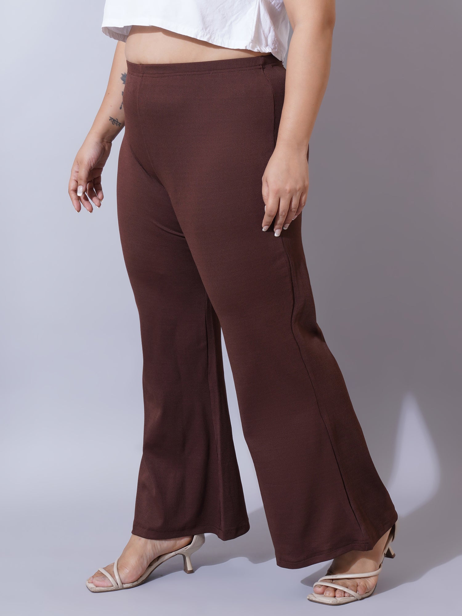 Women Plus Size Original Slim Fit Trousers