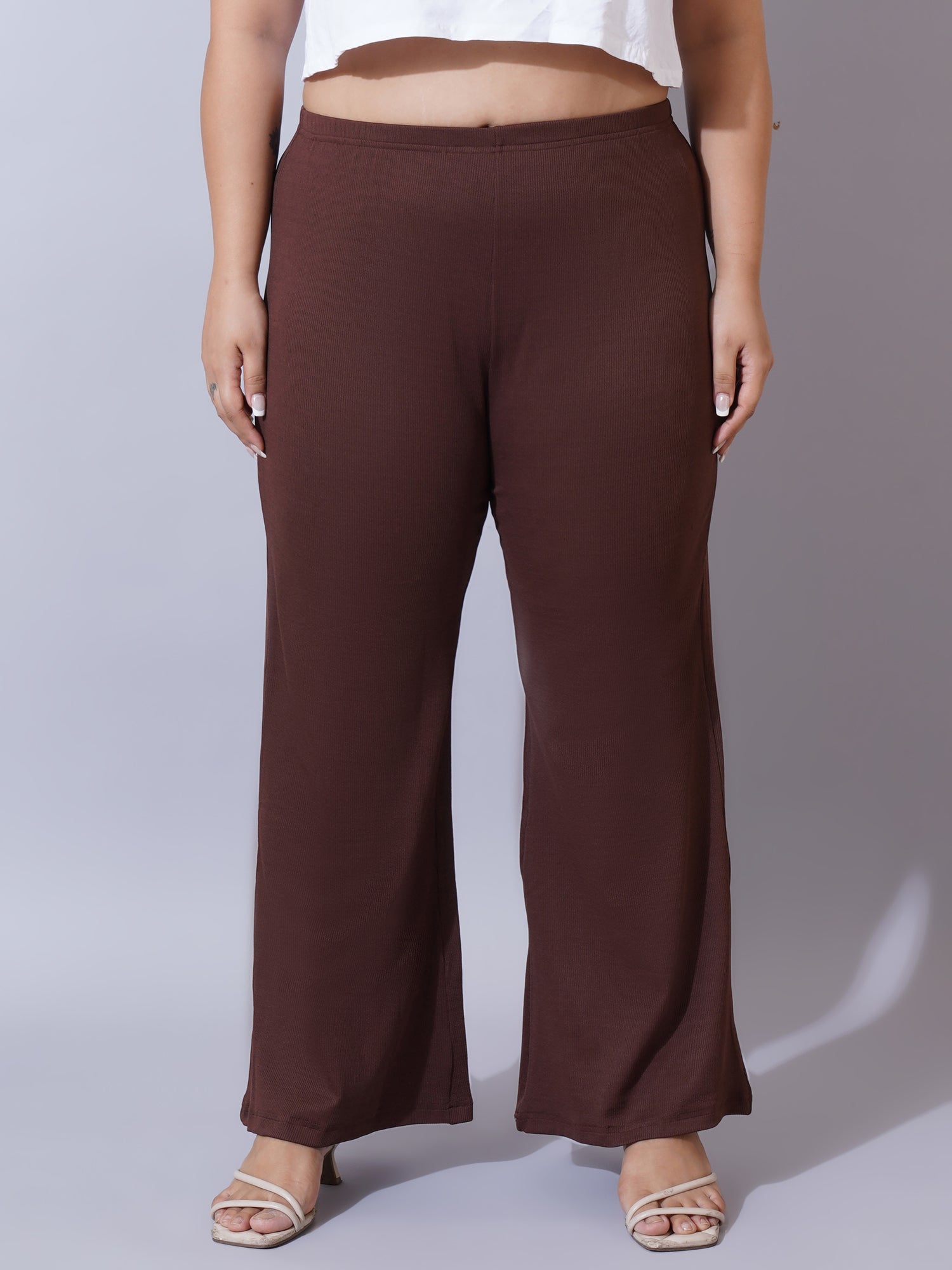 Women Plus Size Original Slim Fit Trousers