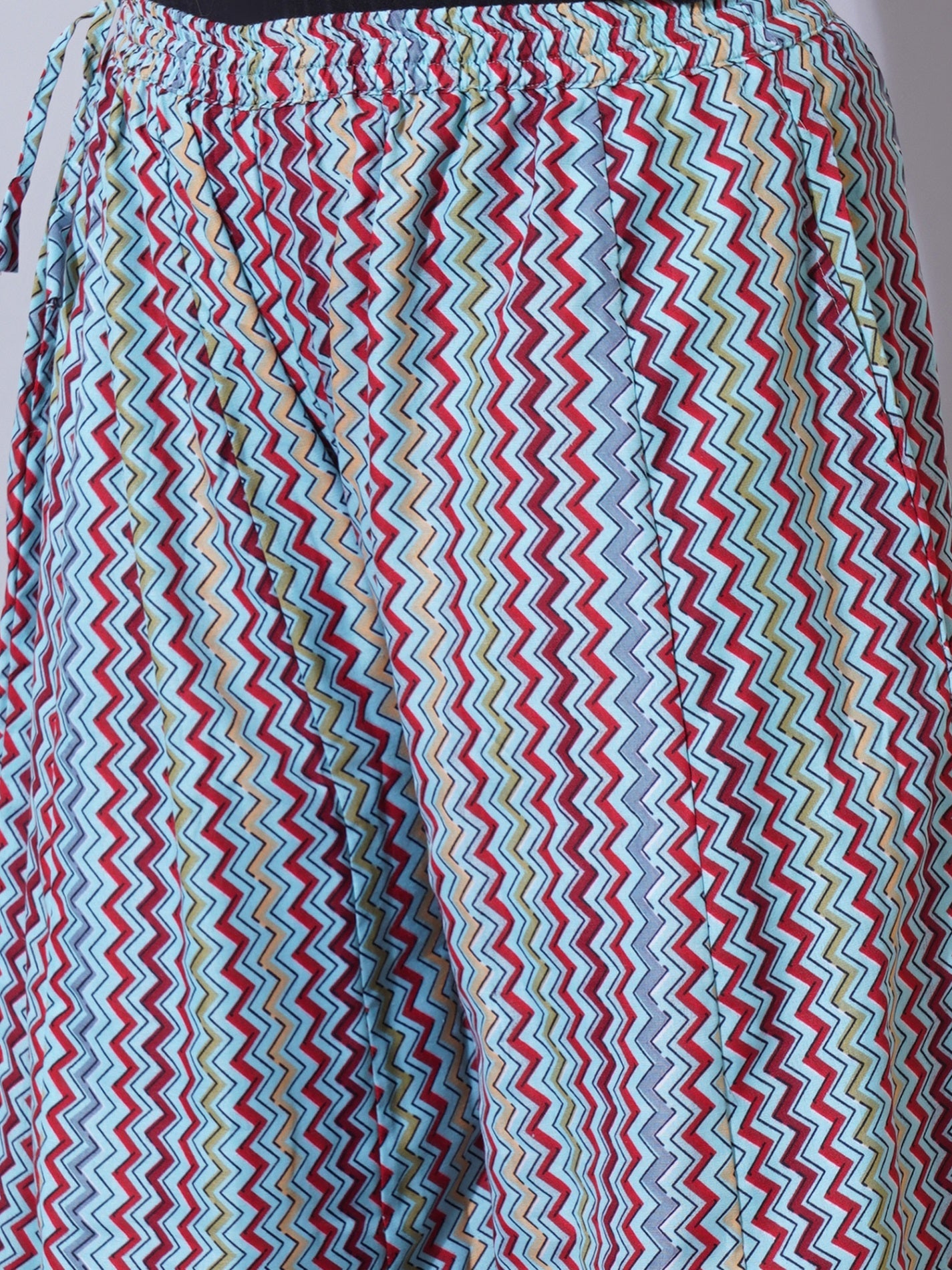 Women Plus Size Printed Palazzos