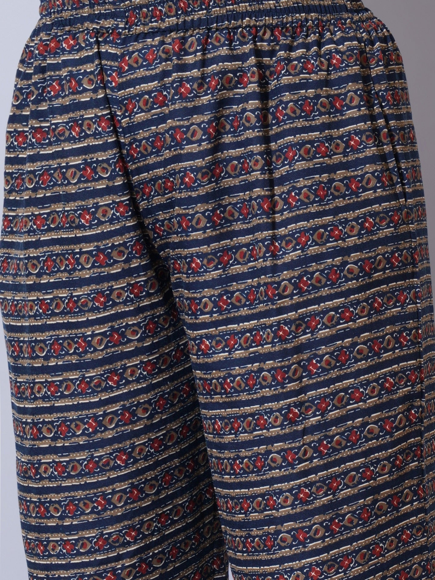 Women Plus Size Floral Printed Palazzos