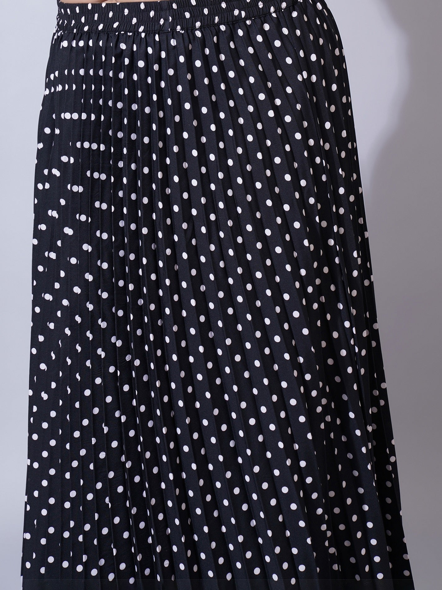 Women Plus Size Printed Flared Maxi Skirts