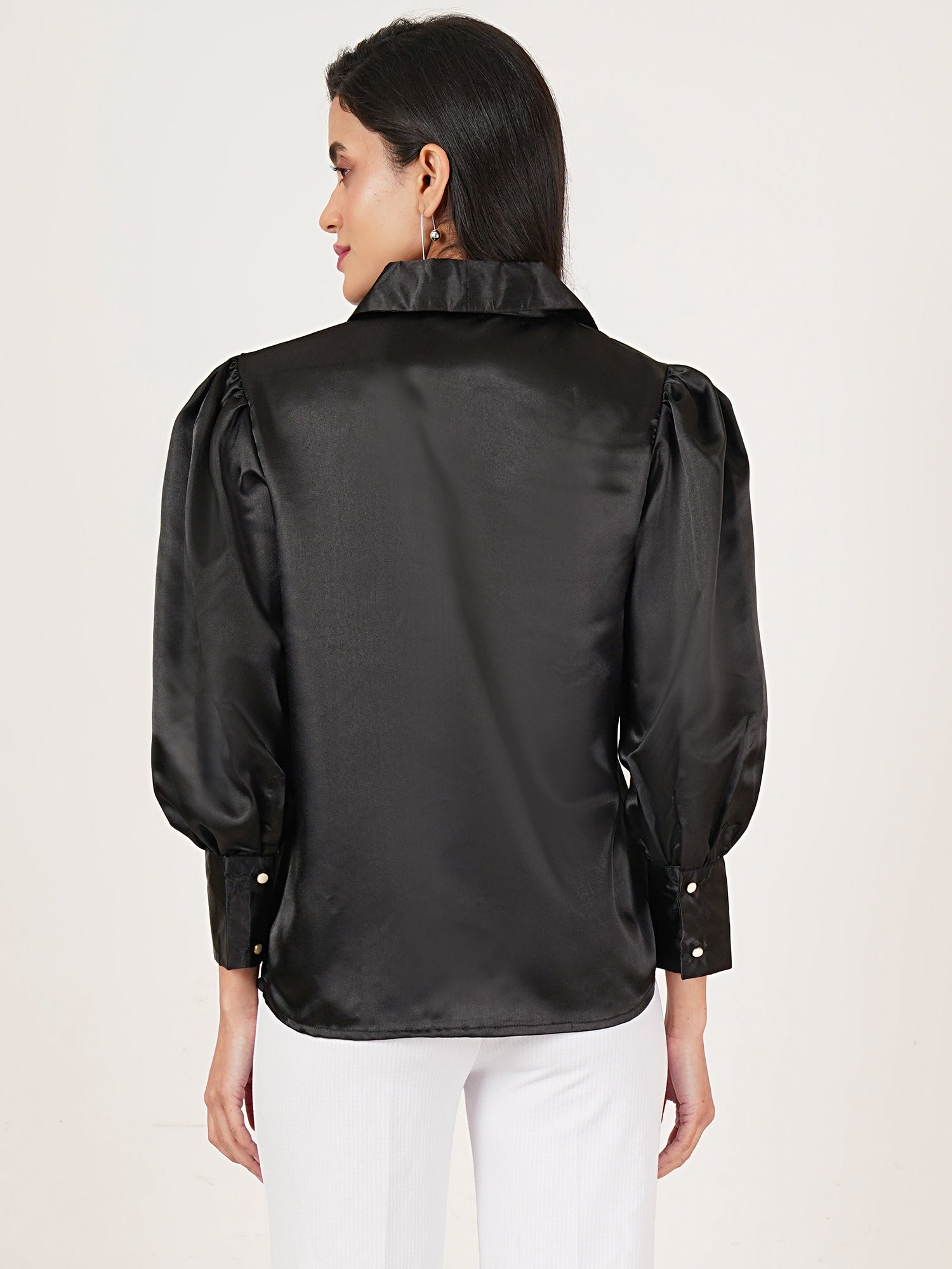 U&F Women Original Slim Fit Opaque Printed Party Shirt