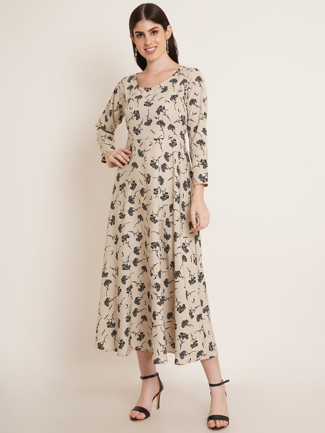 Women Floral Printed Maxi Dress