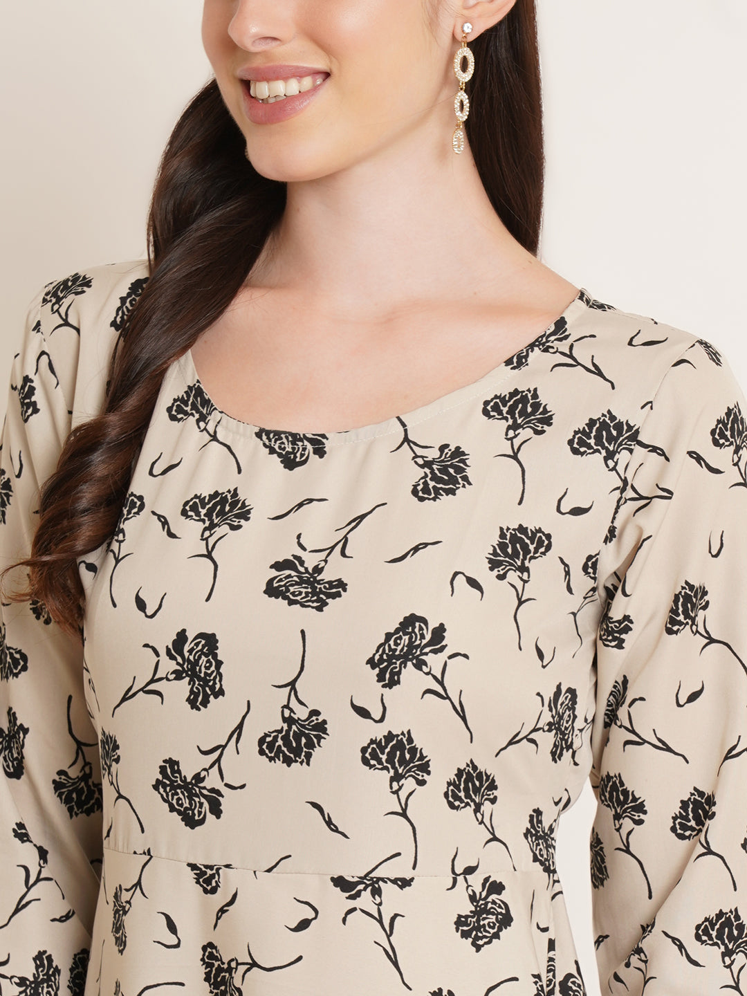 Women Floral Printed Maxi Dress