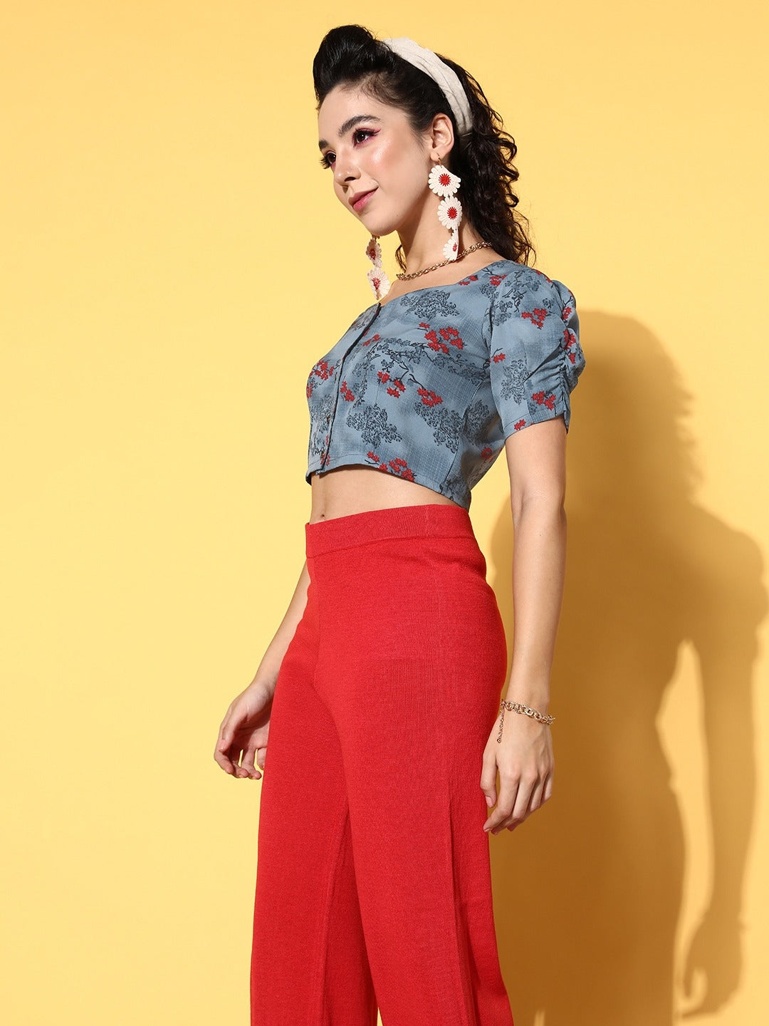 Blue Floral Vacay Attire