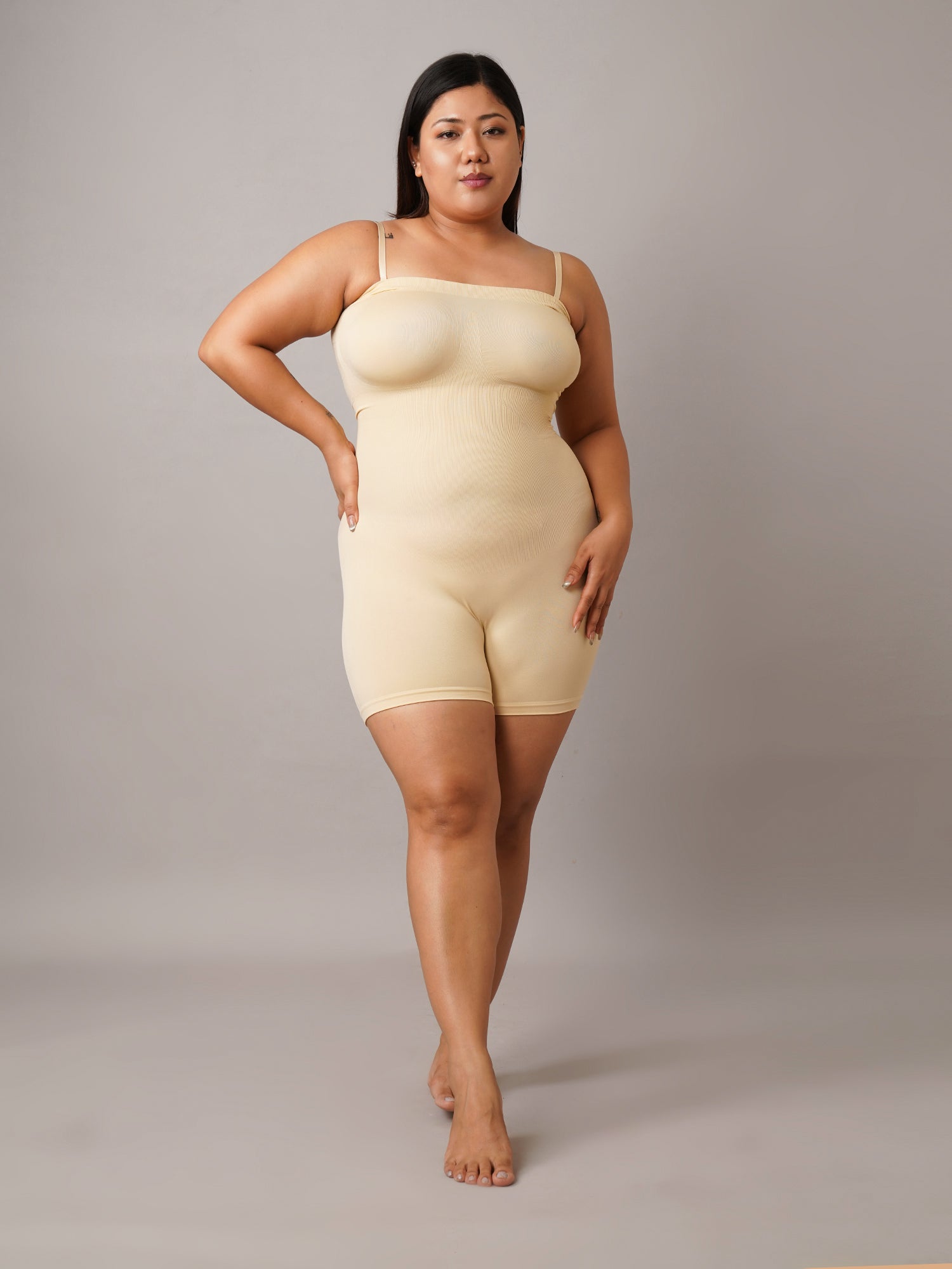 Strapless Smooth Band Mid-Thigh Bodyshaper