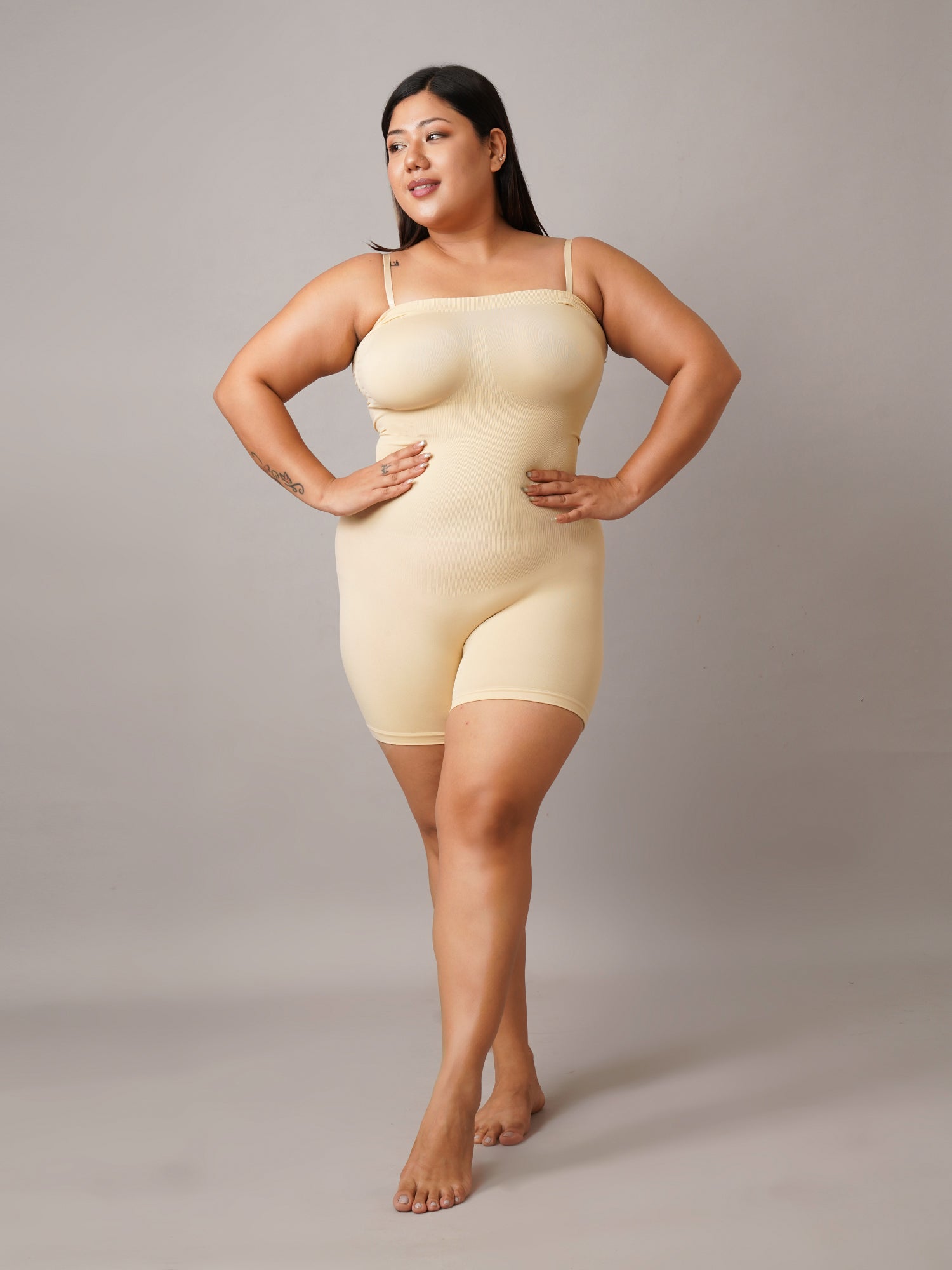 Strapless Smooth Band Mid-Thigh Bodyshaper