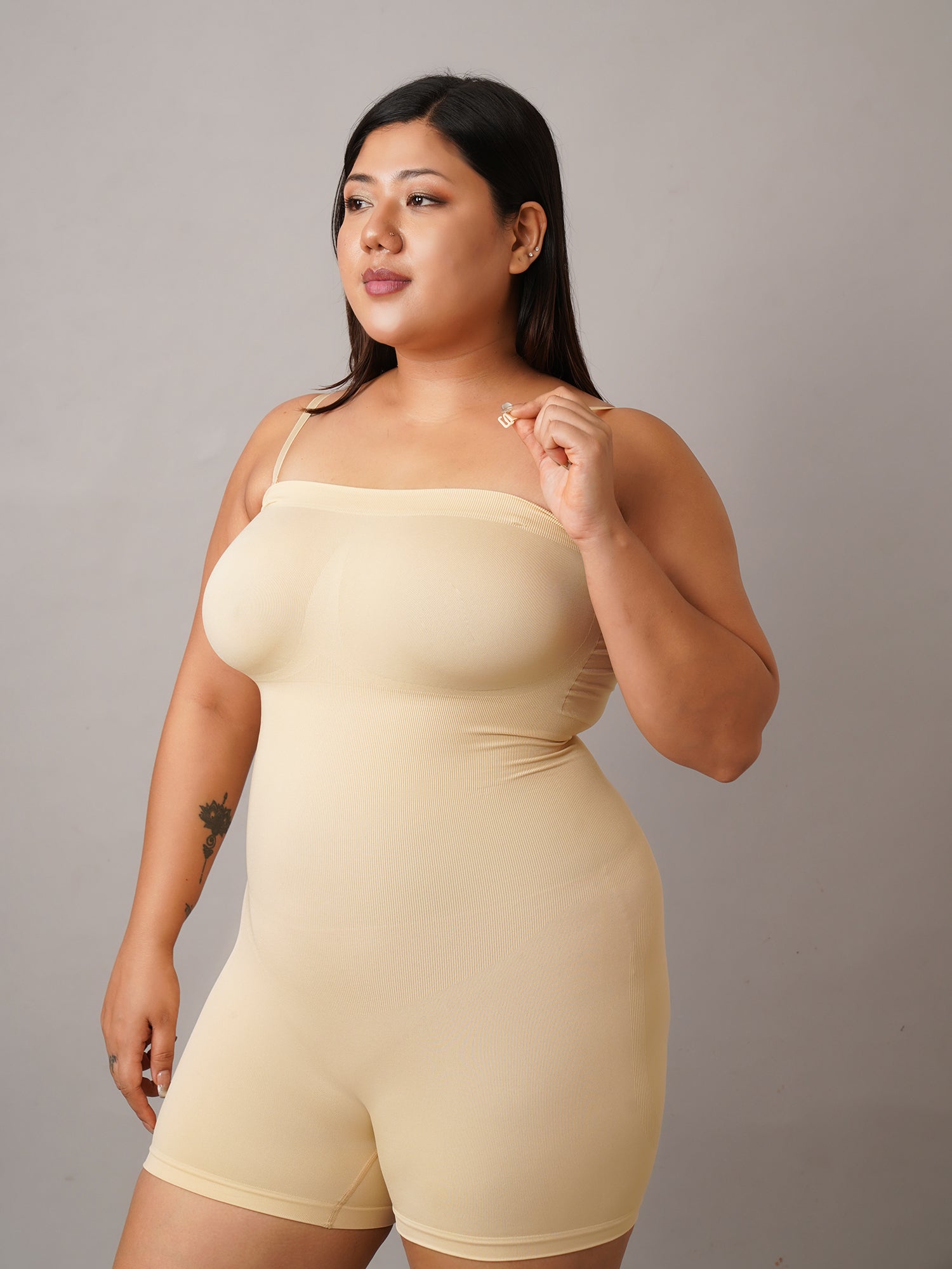 Strapless Smooth Band Mid-Thigh Bodyshaper