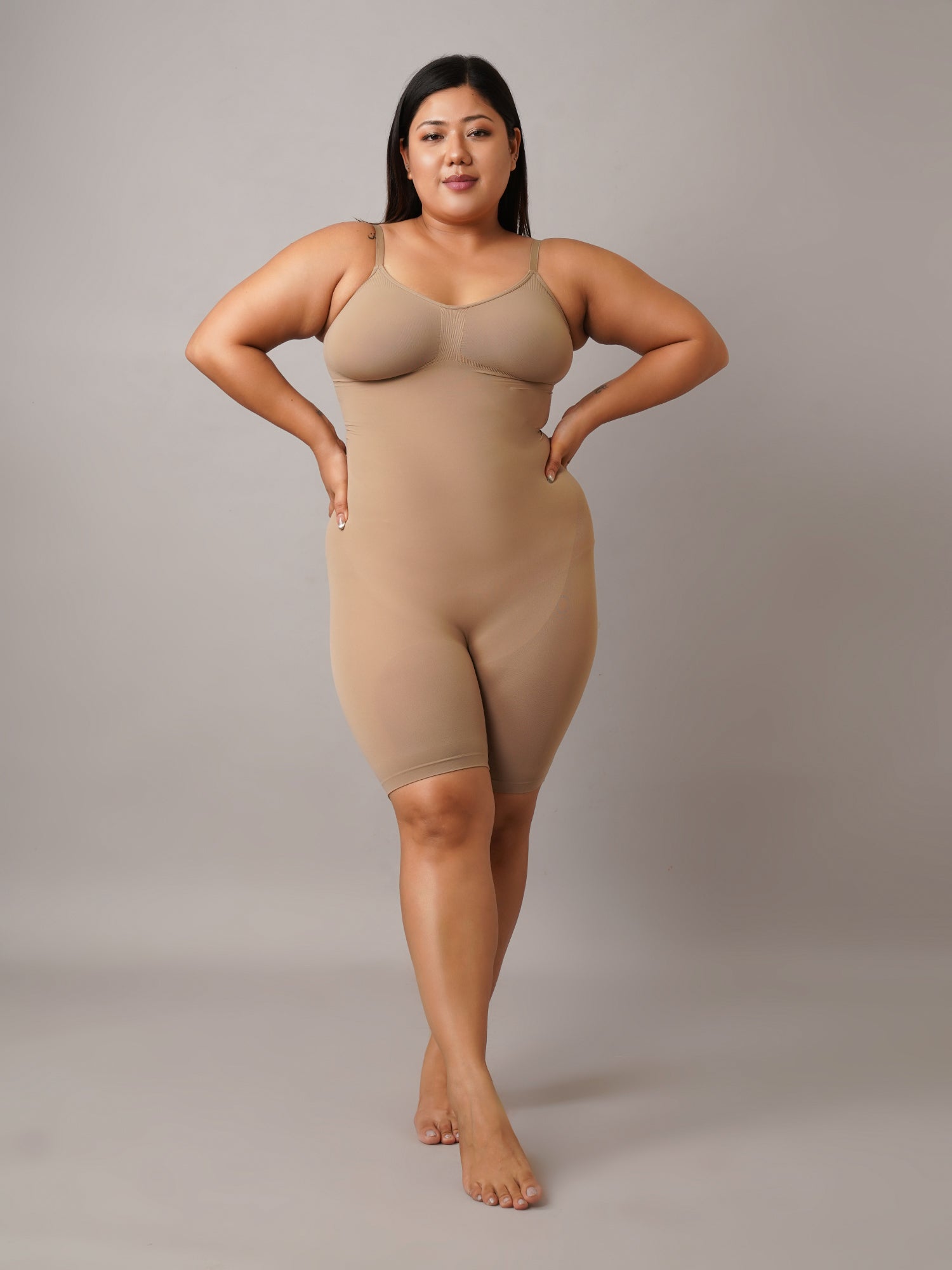 Body Shaper with Mid-Thigh Compression