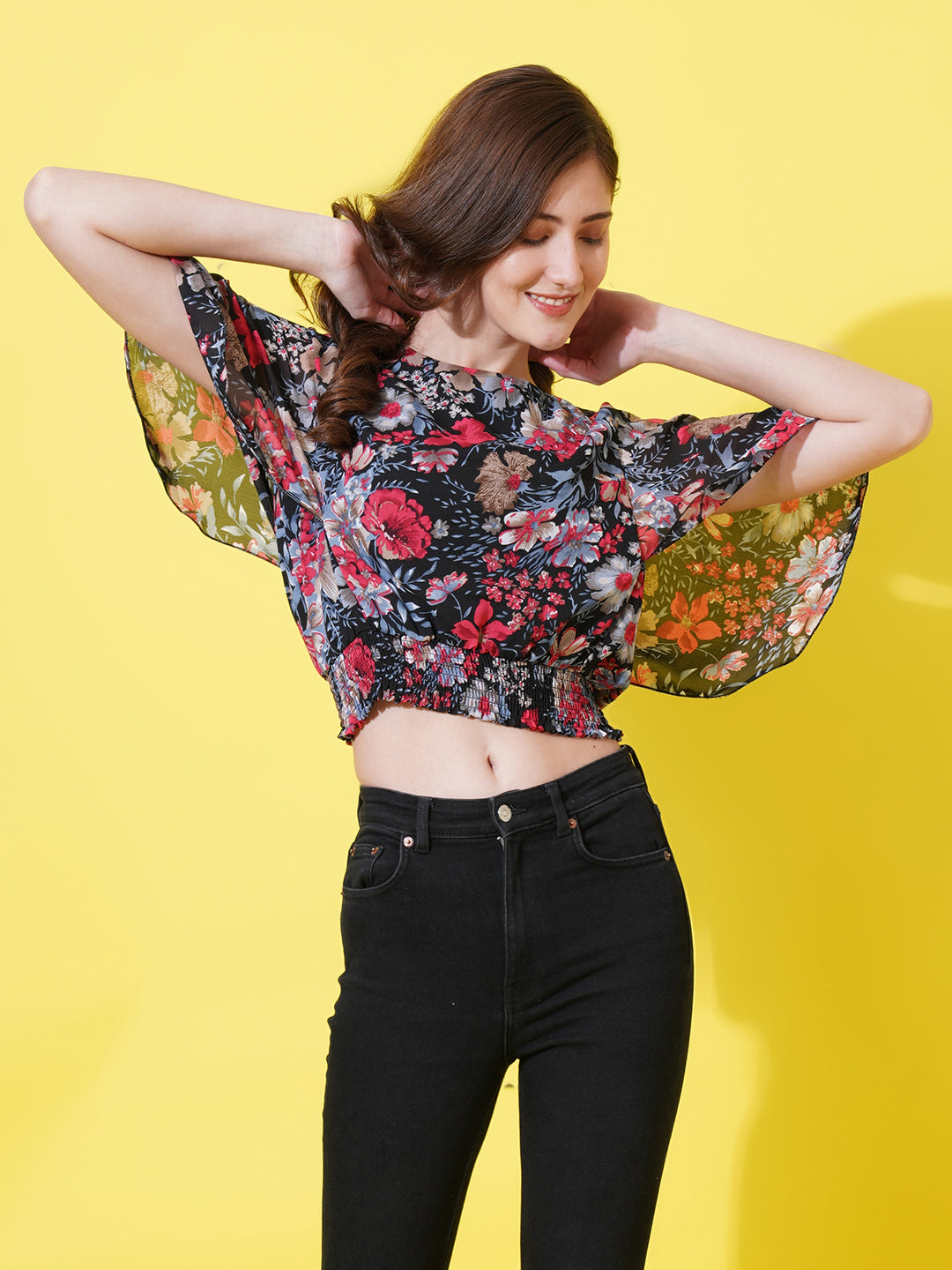 Blouson crop top store